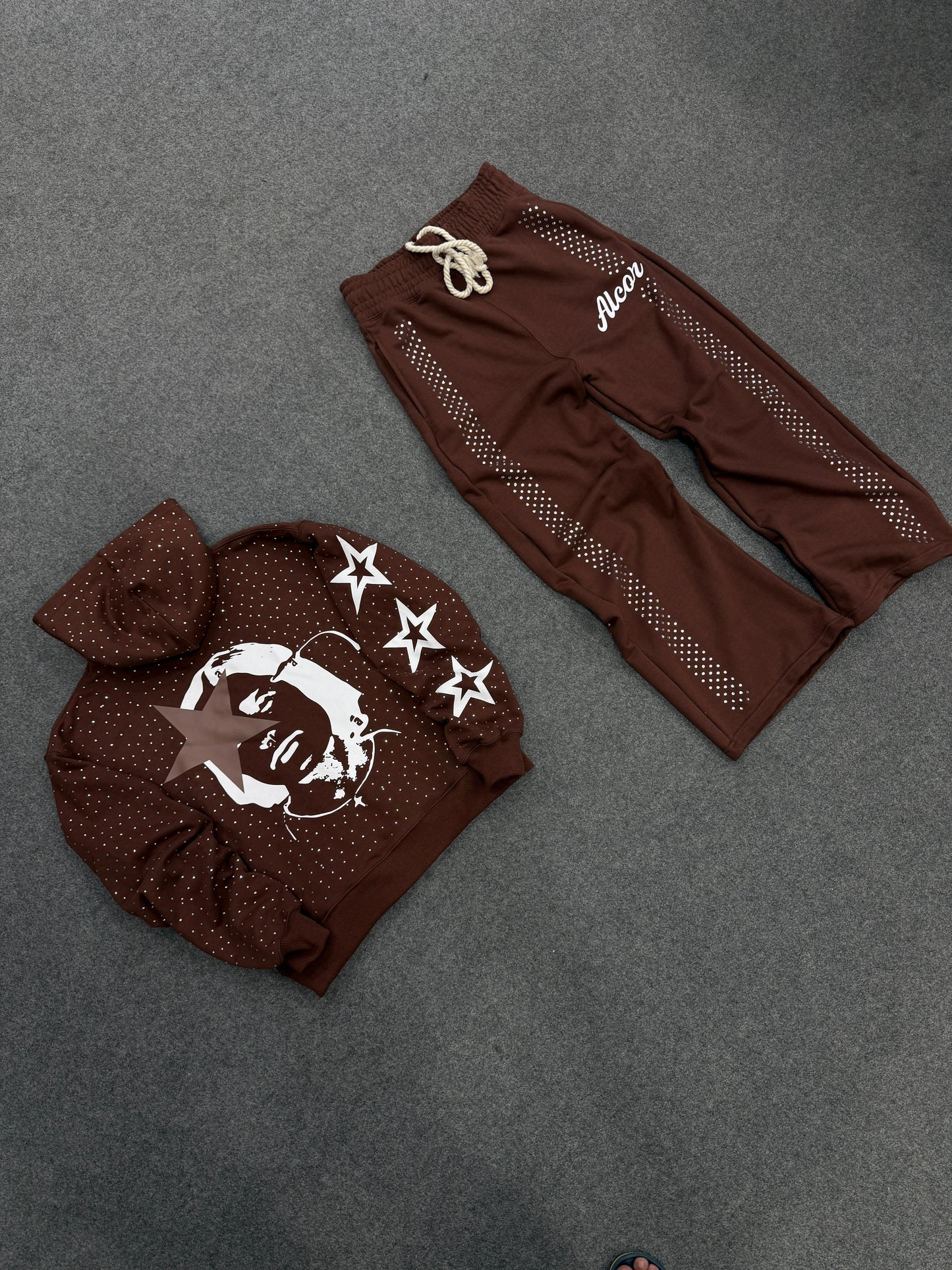 Brown Rhinestone Set