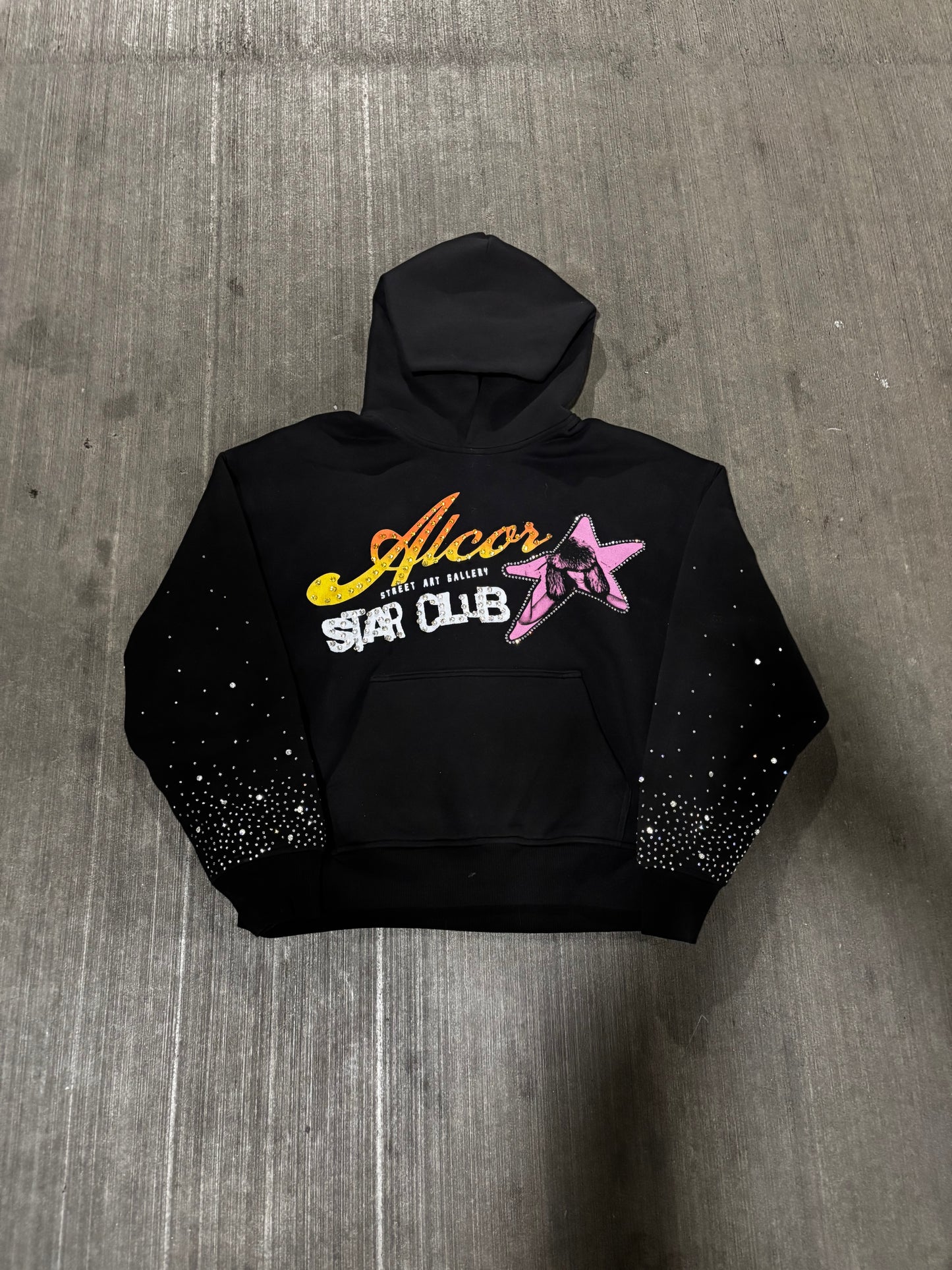 BLACK STAR CLUB HOODIE