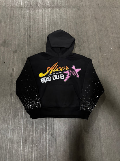 BLACK STAR CLUB HOODIE