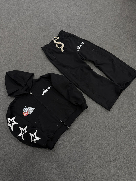 Black Rhinestone Set