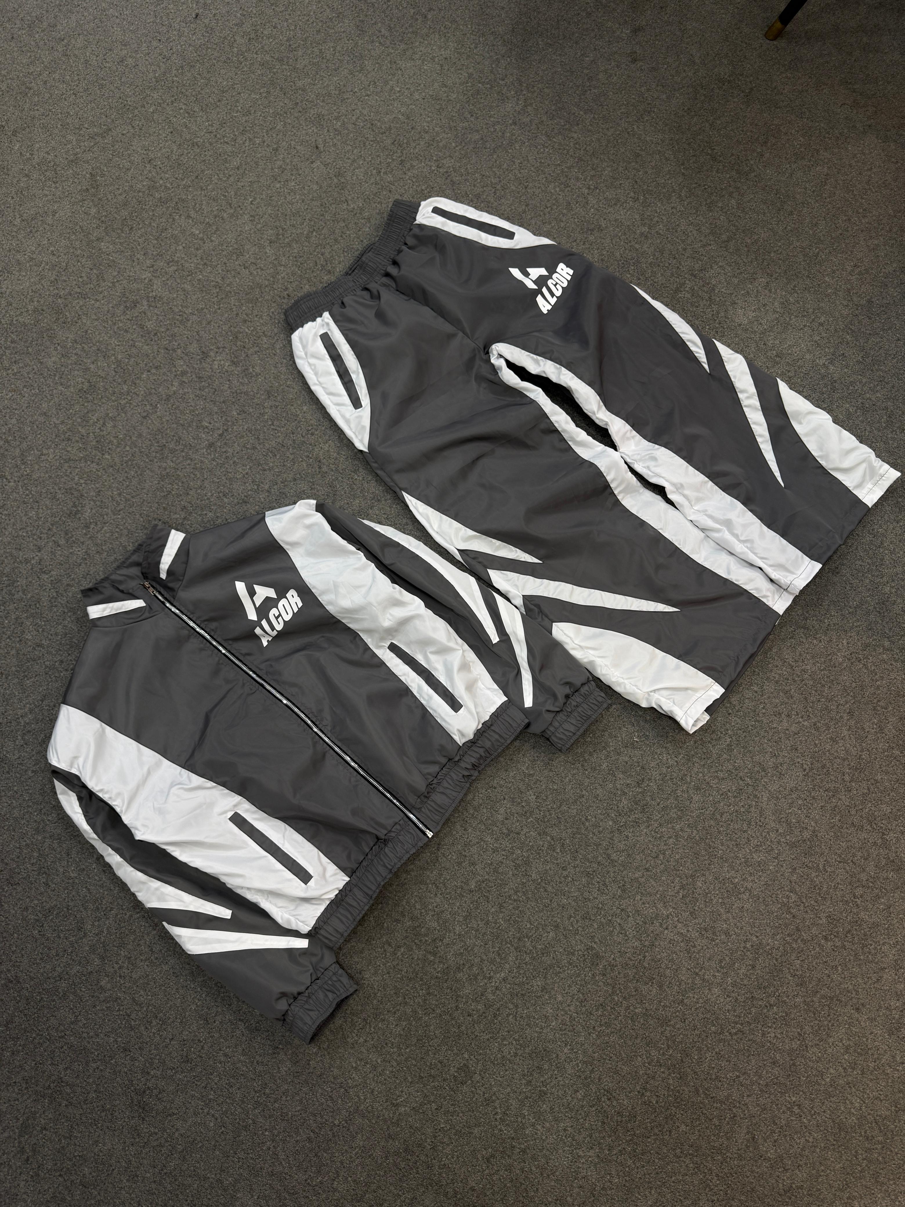 GREY AND WHITE NYLON SET